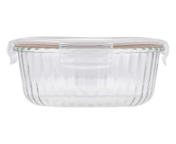 Altom Fresh Relief pojemnik z pok. okrągły 0,95l 18x18x7,5cm taupe - 1580555 - zdjęcie 2